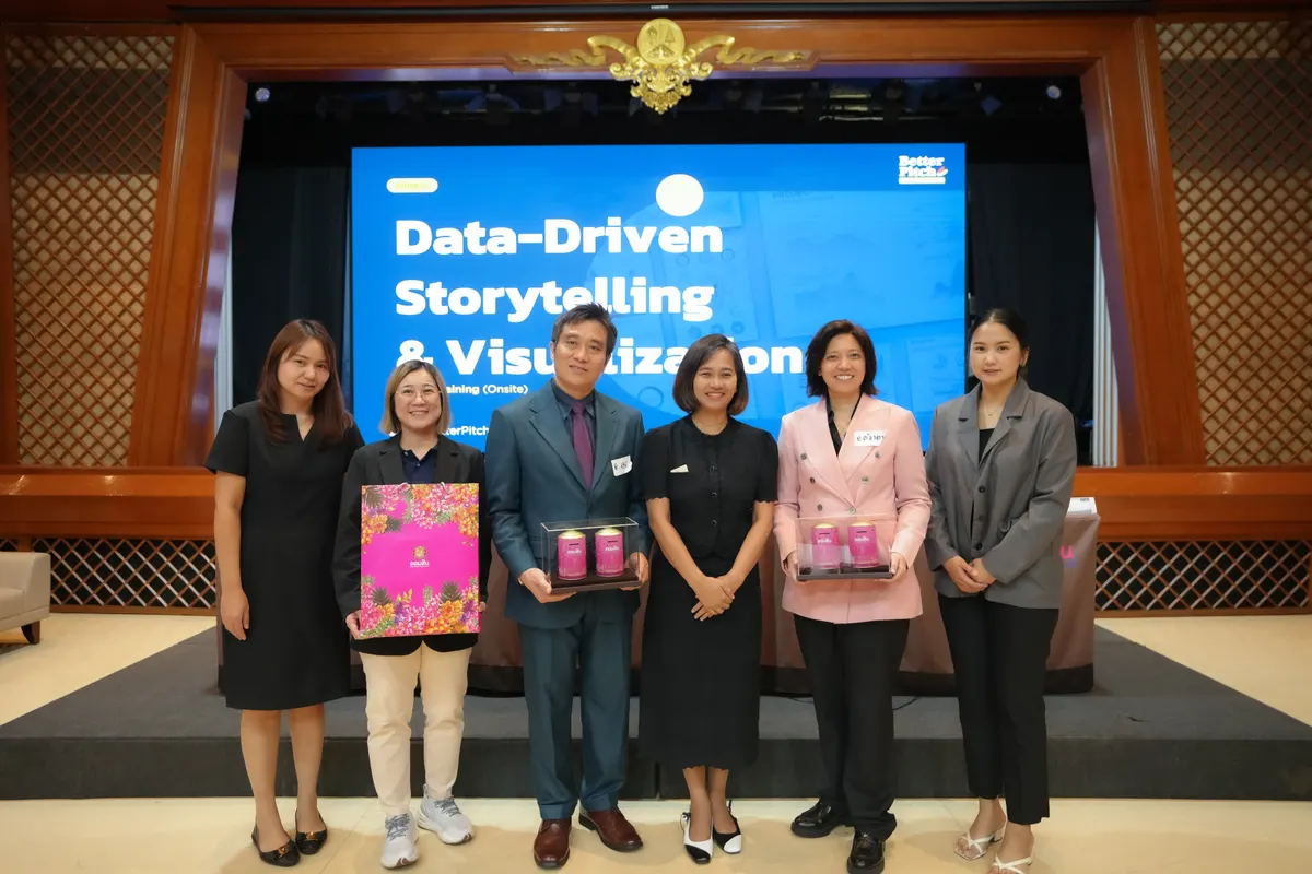 วิทยากร Betterpitch สอนหลักสูตร THINK TURN TELL ในคลาสอบรมองค์กรจริง